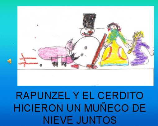 Diapositiva del PPT el cerdito que no paraba de correr