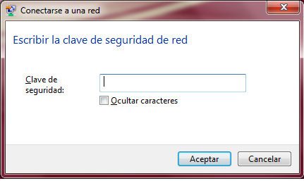 1-29 Escribir clave de red- Captura de pantalla