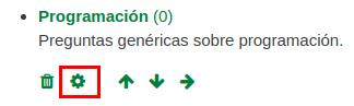 Añadimos preguntas a la categoría
